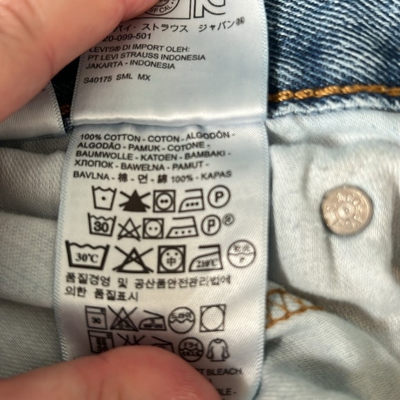 Levi’s 505 Regular Fit Straight Leg Light Wash Size 36 - Picture 4 of 8